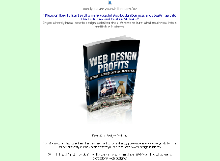 cheap Web Design Profits Comes with Master Resale/Giveaway Rights!