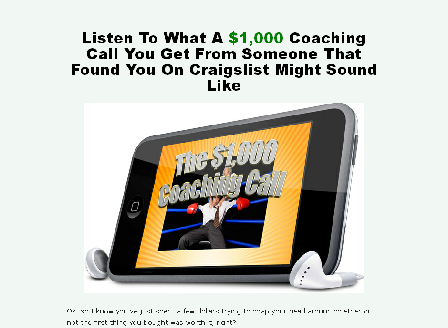 cheap $1000 Coaching Call