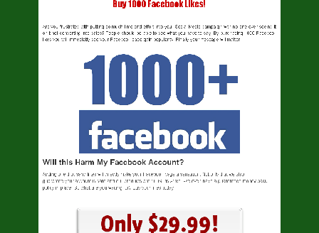 cheap 1000 Facebook Likes