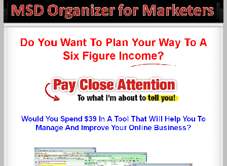 cheap MSD Organizer for Marketers
