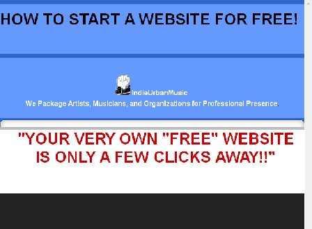 cheap Free Pro Website! Free Rap star swagger-powered web.