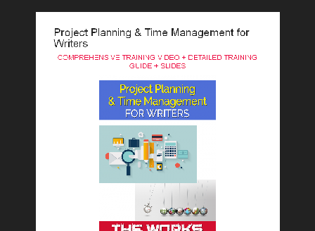 cheap Project Planning & Time Management for Writers