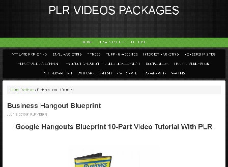 cheap Google Hangouts PLR Videos