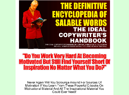 cheap The Definitive Encyclopedia Of Salable Words Comes with Master Resale Rights!