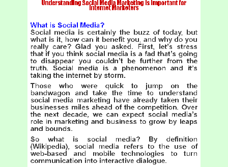 cheap Understanding Social Media Marketing