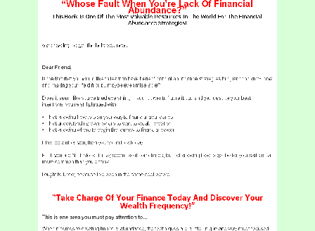 cheap Financial Abundance Strategy Comes with Master Resale/Giveaway Rights!