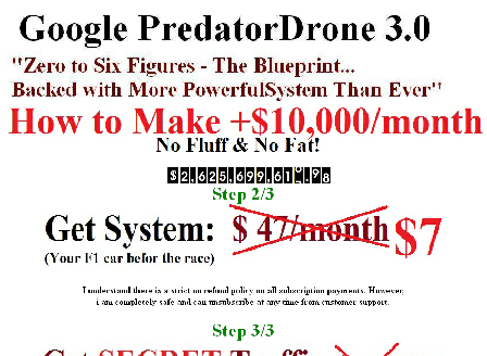 cheap Google Predator Drone 3.0 - Get System