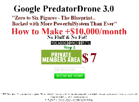 cheap Google Predator Drone 3.0 - Private Members Area 7