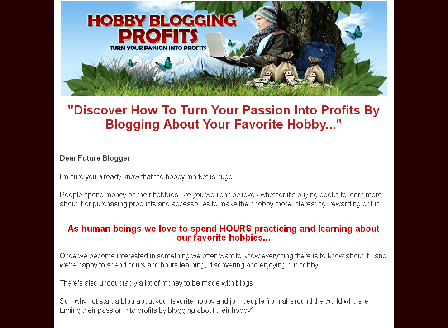 cheap Hobby Blogging Profits
