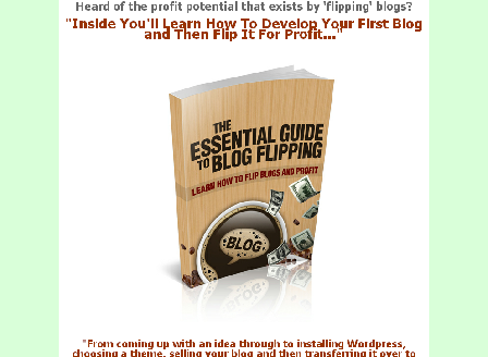 cheap Essential Guide To Blog Flipping Comes with Master Resale/Giveaway Rights!