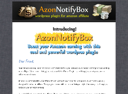 cheap AzonNotifyBox WordPress Plugin