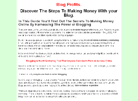 cheap Blog Profits.