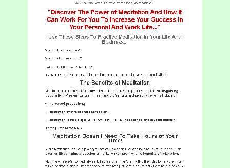 cheap Power of Meditation Comes with Master Resale/Giveaway Rights!