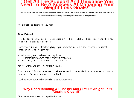 cheap Weight Loss And Management Goals Comes with Master Resale/Giveaway Rights!