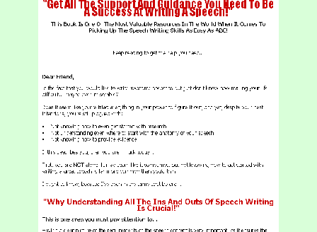 cheap Art Of Writing A Speech Comes with Master Resale/Giveaway Rights!