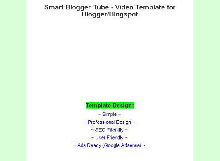 cheap Smart Blogger Tube - Video Blogger Template