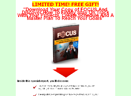 cheap Focus Master Resell & Giveaway Rights!