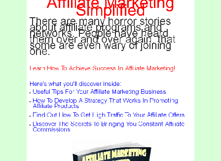 cheap Affiliate Marketing Simplified