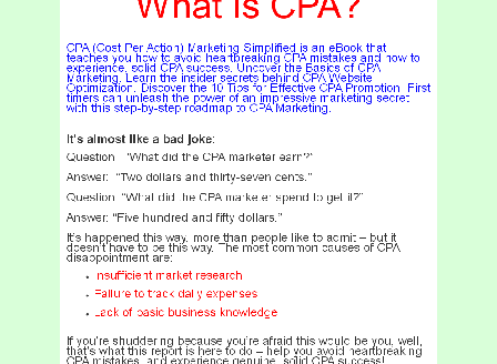 cheap CPA Marketing Simplified