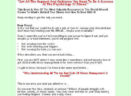 cheap The Psychology Of Stress Comes with Master Resale/Giveaway Rights!