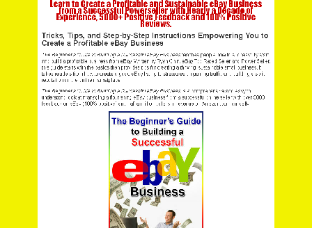 cheap The Beginners Guide to Building a Successful eBay Business