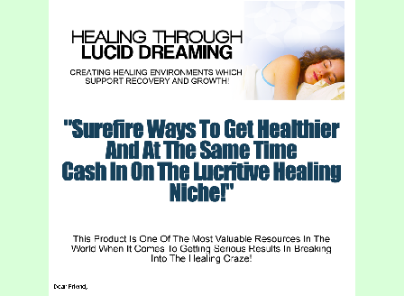 cheap Healing Through Lucid Dreams Comes with Master Resale Rights!