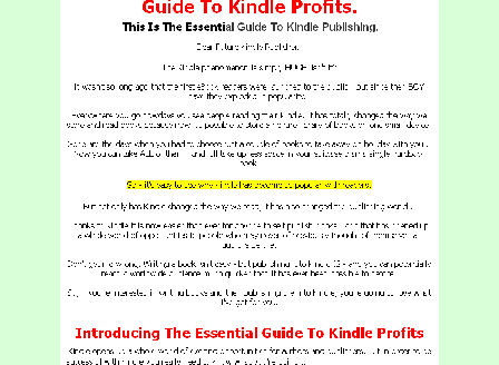 cheap Guide To Kindle Profits.