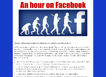 cheap facebook marketing an hour a day