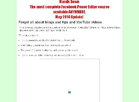 cheap The most complete Facebook Power Editor Course available anywhere