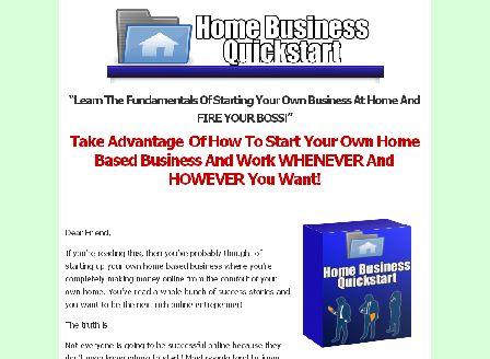 cheap Home Business Quick Start
