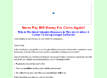 cheap Unlimited AdWords Clicks For 1 Cent Each