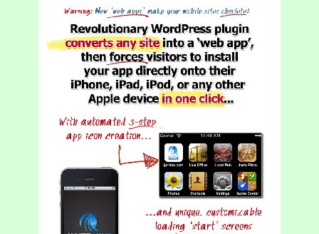 cheap One Click Mobile Web App