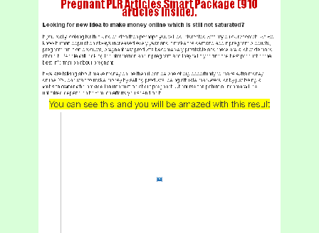 cheap Pregnant PLR Articles Package